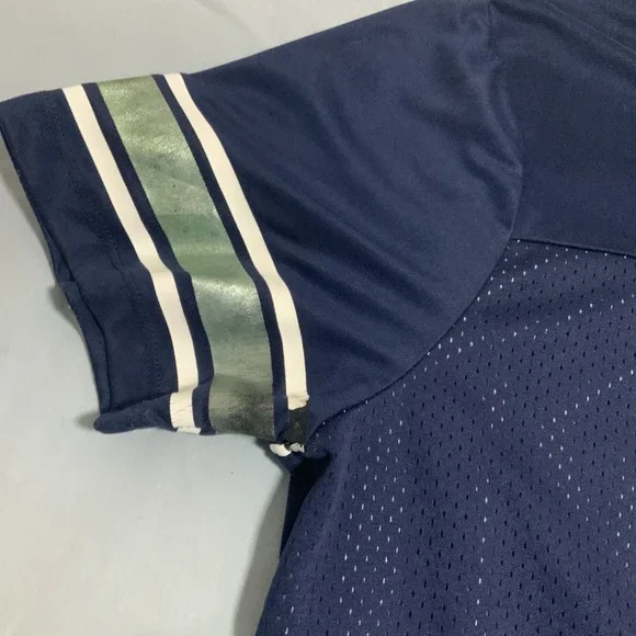 Majestic SEATTLE SEAHAWKS Team Blue NFL FOOTBALL T-SHIRT Lady Fan Women's XL - Picture 4 of 10